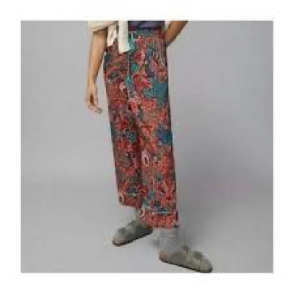 Anthropologie Emma Shipley Extravaganza sleep lounge pants